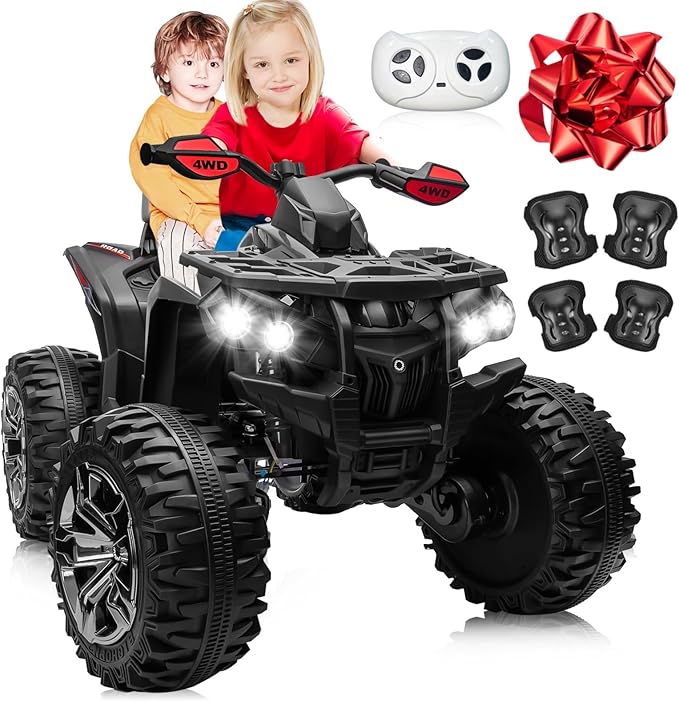 24V 2 Seater Ride On Toys, 4X4 Kids ATV 4 Wheeler w/ 800W Motors